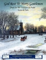 God Rest Ye Merry, Gentlemen, Duet for Bb Trumpet & Pedal Harp P.O.D. cover